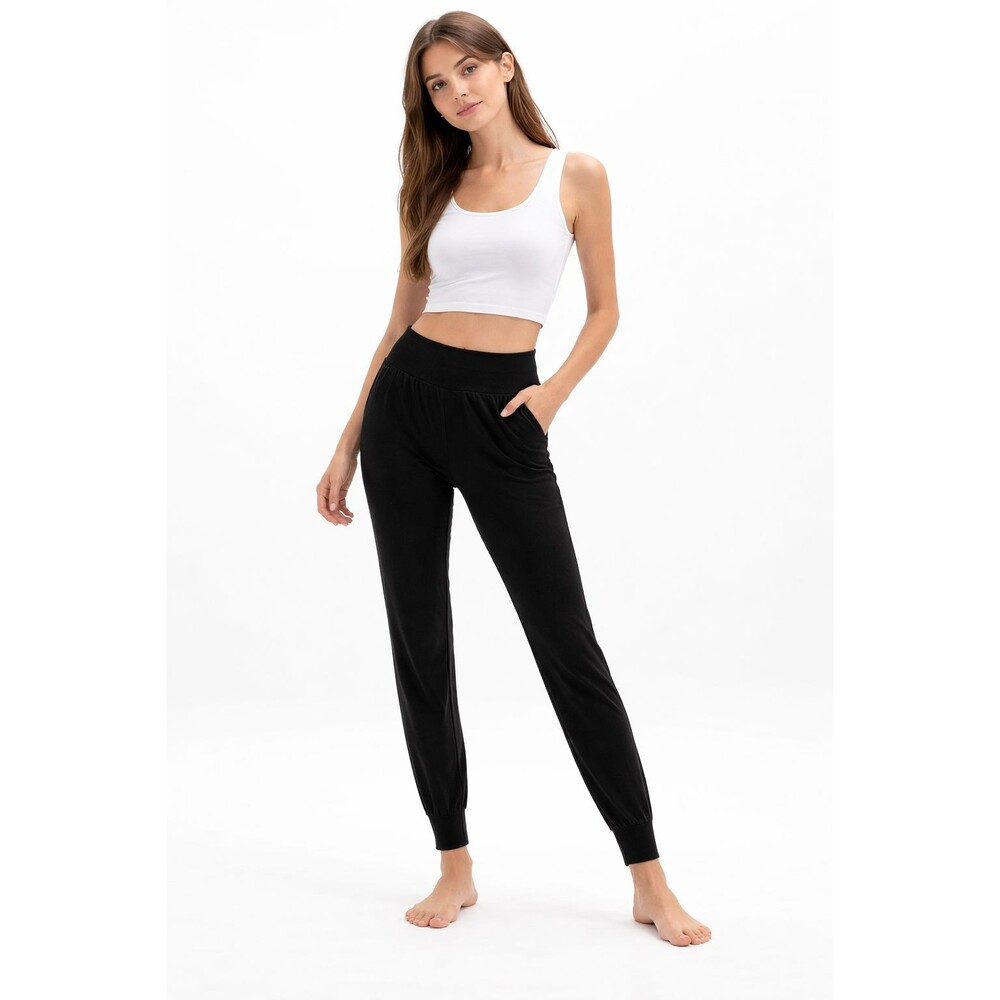 Athleta Women's Salutation High Rise Jogger Powervita Black Medium